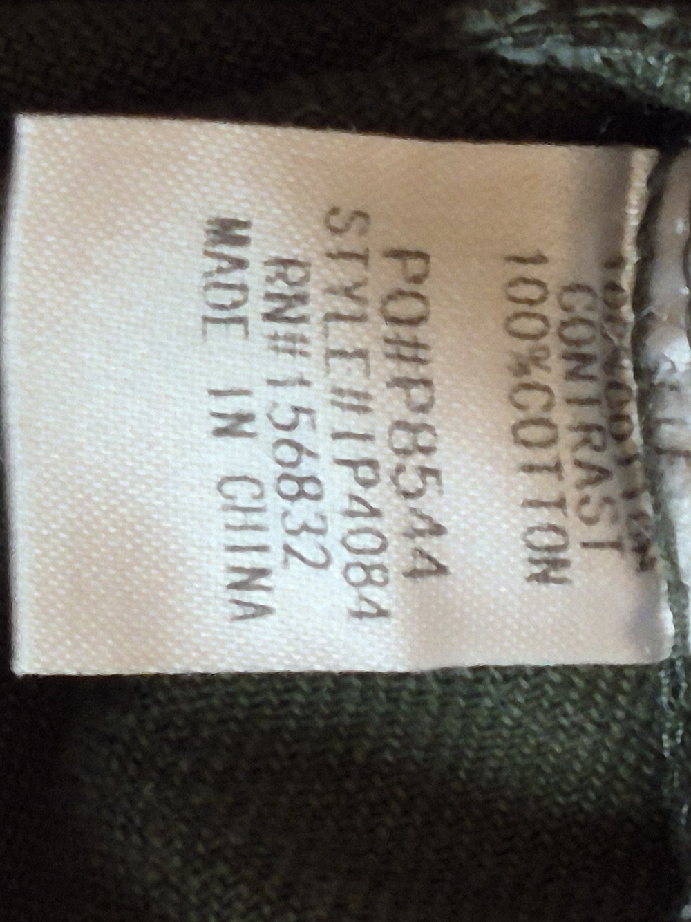 BiBi Olive Green Denim Jacket with Camo Sleeves - Picture 5 of 11